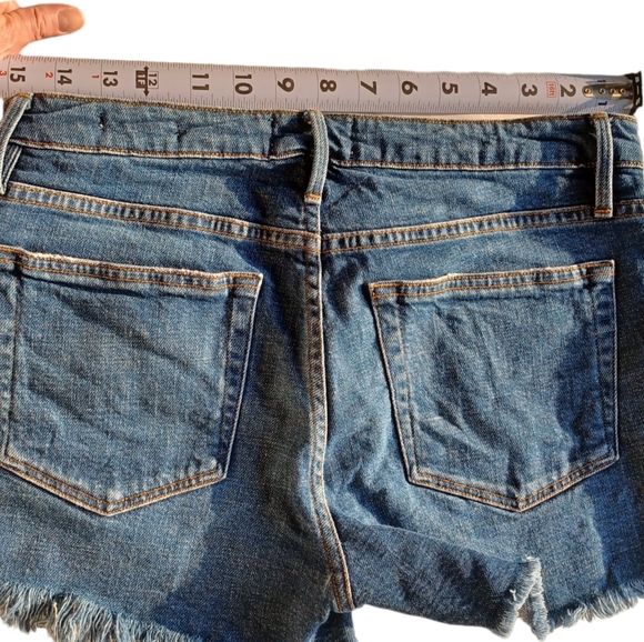 Frame Le Grand Garcon Cutoff Frayed Denim Shorts Sold on REVOLVE, Boho, Grunge - Picture 10 of 13